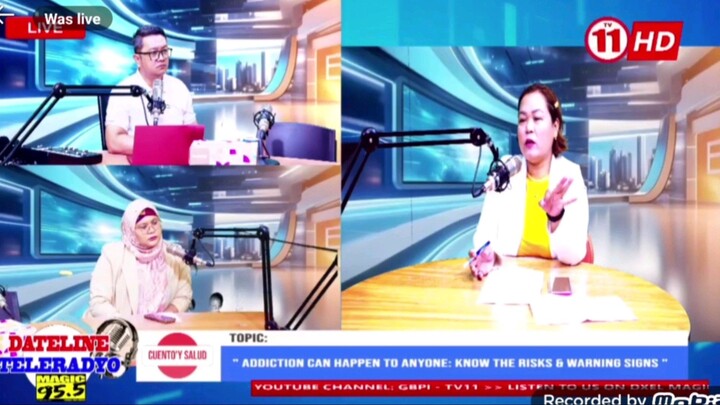 DATELINE TELERADYO SATURDAY EDITION KUWENTONG SALUD: ADDCITION CAN