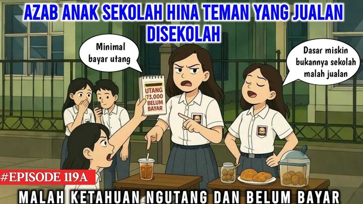 AZAB ANAK SEKOLAH HINA TEMAN YANG JUALAN DISEKOLAH! MALAH KETAHUAN NGUTANG   COC