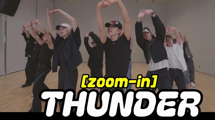 [Zoom-in] SEVENTEEN - 'THUNDER' Dance Practice Room [Dance Practice]