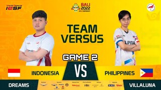 Indonesia vs Philippines | Game 2 IESF 14th World Esports Championship MLBB