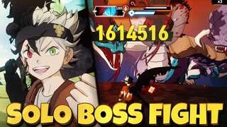 BLACK ASTA 1.6 MILLION NUKE & SOLO BOSS FIGHT 😈🔥 THE TRUTH ABOUT BLACK ASTA - Black Clover Mobile