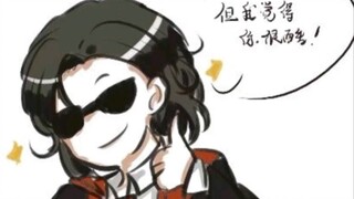 [Handwritten by Dog and Wolf] "Even though you are a werewolf, I like you very much!"