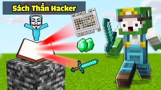 Minecraft Bedwars, Nhưng Dùng Sách Thần Hacker Nhận Vũ Khí Siêu Mạnh Và Sáng Tạo Troll Noob Team