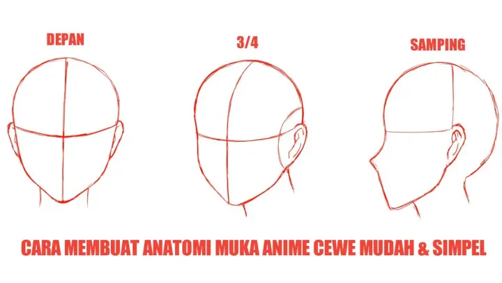 Lukis simple cara anime Anime Cara