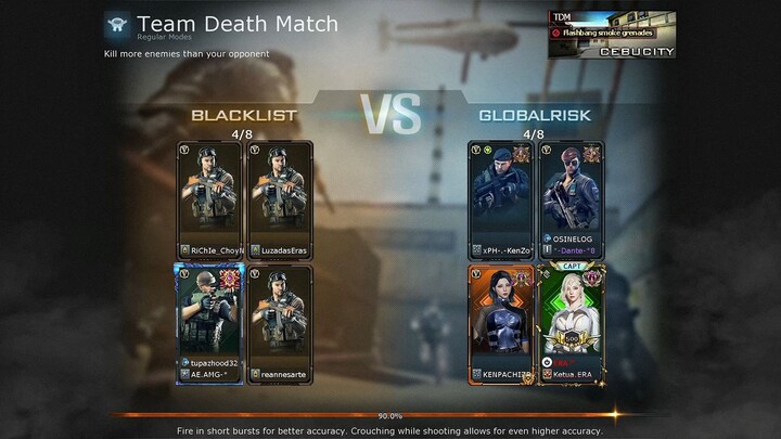 Crossfire - Regular Mode - Team Deathmatch - CebuCity