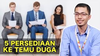 5 Persediaan Ke Temu Duga