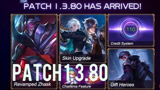 PATCH 1.3.80 REVIEW | MLBB | MRDOPE