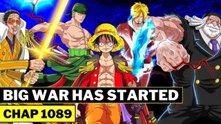 STRAW HAT PIRATES vs ADMIRAL KIZARU, SATURN, 100 BATTLESHIPS, 30,000 MARINES - One Piece Chap 1089