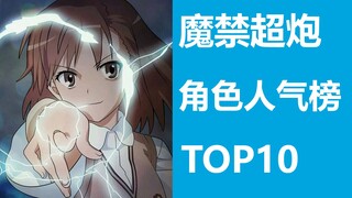 魔禁超炮角色人气榜TOP10【动漫/排行榜】