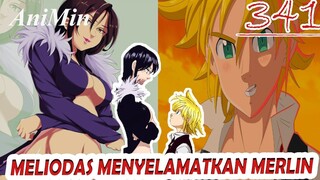 Meliodas Menyelamatkan Merlin, Meski Merlin Membangkitkan Kekacauan | Review Nanatsu No Taizai 341