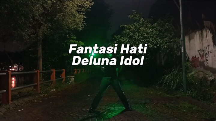 Collab dengan Member Chika Idol alias si Pemilik Lagu🤩 Fantasi Hati -Deluna Idol