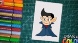 How to draw a cute vampire.