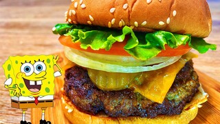 [SpongeBob SquarePants] Hari Anak telah tiba, ciptakan kembali Burger Kepiting Kepiting lezat yang p