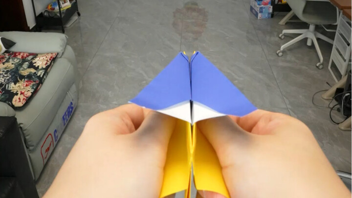 【คลาสพับกระดาษเล็กๆ】การบินแบบยิงขึ้น สุดยอดไอเดียใหม่ในการเล่นเครื่องบินกระดาษ! ทั้งง่ายและสนุก