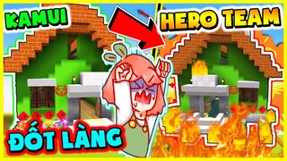 🔥LÀNG HERO TEAM BỊ ĐỐT🔥 NOOB KAMUI THỬ THÁCH ĐỐT LÀNG HERO TEAM KHIẾN MN KHÓC THÉT TRONG MINI WORLD