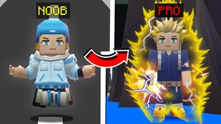 NOOB vs PRO ใน 1 ชั่วโมง จะเก่งขึ้นขนาดไหน !? | Blockman GO - Adventures