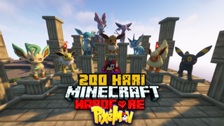 200 HARI DI MINECRAFT HARDCORE PIXELMON DAN INI YANG TERJADI !!