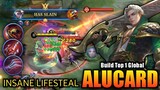 Unli Lifesteal Build Alucard is a Monster!! - Build Top 1 Global Alucard ~ MLBB