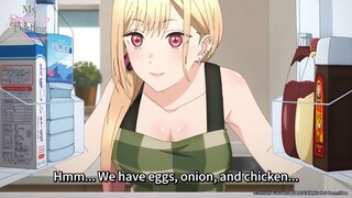 Marin cooks Omelette rice l My Dress Up Darling