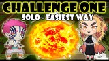 BEATING CHALLENGE 1 SOLO NORMAL MODE (EASIEST WAY) - ALL STAR TOWER DEFENSE