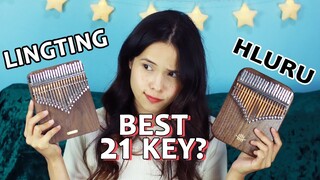 Which 21 key kalimba is better? LINGTING vs HLURU kalimba with sound comparison