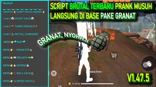 Script Pertamax V5 Full Fiture (KOCAK) PRANK Musuh Pake GRANAT langsung di BASE-nya