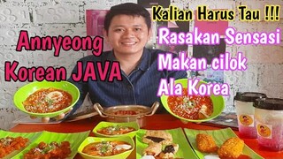 MUKBANG KOREAN FOOD: Annyeong Korean Java Street Food - Kaki Lima Rasa Restaurant
