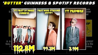 BTS 'Butter' Guinness & Spotify Record History!