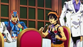 Một trong số ít trận chiến nhóm trong JOJO