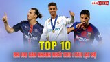 TOP 10 cầu thủ ghi 100 BÀN nhanh nhất cho 1 CLB