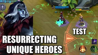 RESURRECTION TEST TO THESE HEROES