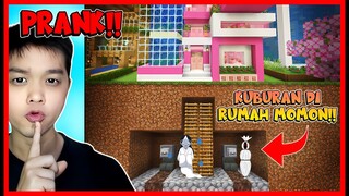 PRANK BANGUN KUBURAN DI RUANG RAHASIA MOMON !! Feat @sapipurba Minecraft