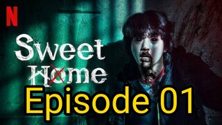 Sweet Home S01E01  720p NF WEBRip x264 MSubs [Dual Audio][Hindi 5.1+English 5.1]