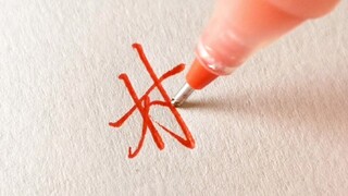 那些年，我和政治老师学写的字