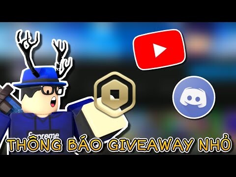 Thông báo TRƯỚC Giveaway NHỎ tặng ROBUX nhân dịp 500 SUBSCRIBES