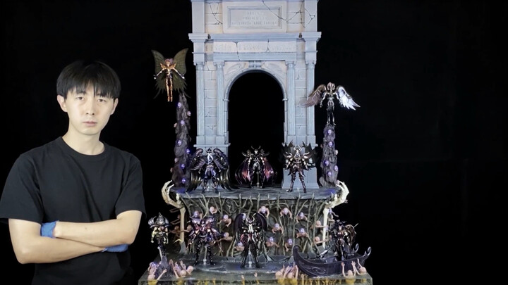 【Long Keshi】 The work "Gate of the Underworld: The Devil's Star" Saint Cloth Myth scene