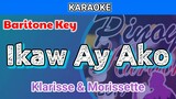 Ikaw Ay Ako by Klarisse and Morissette (Karaoke : Baritone Key)