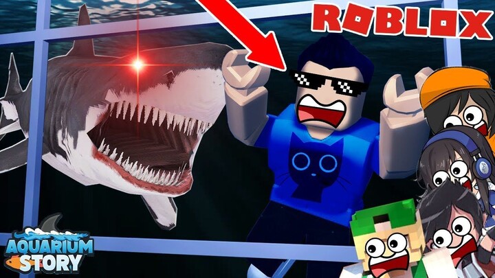 BERWISATA KE AQUARIUM RASAKSA MALAH KETEMU HANTU HIU GENTAYANGAN DI ROBLOX!! | #bestofbes