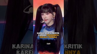 #karina #aespa dikritik karena pakaiannya terlalu terbuka #shorts #kpop #viral