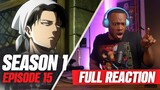 FIRST TIME WATCHING ATTACK ON TITAN! Season 1 EP 15 REACTION: Eve of the Counterattack, Part 2 1X15
