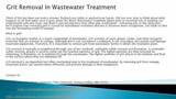 Grit Removal In Wastewater Treatment