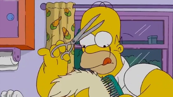 【虾说：辛普森一家】侯默成为天才发型师，但他却痛苦不堪