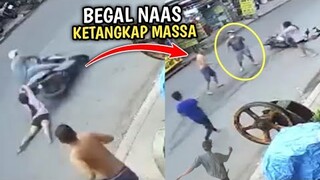 Sicantik Terseret Motor Demi Gagalkan Sibegal ! Alhasil Sibegal Tumbang Dan diberikan salam olahraga