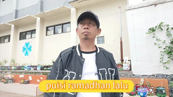 puisi ramadhan ini sangat menyayat hatinya