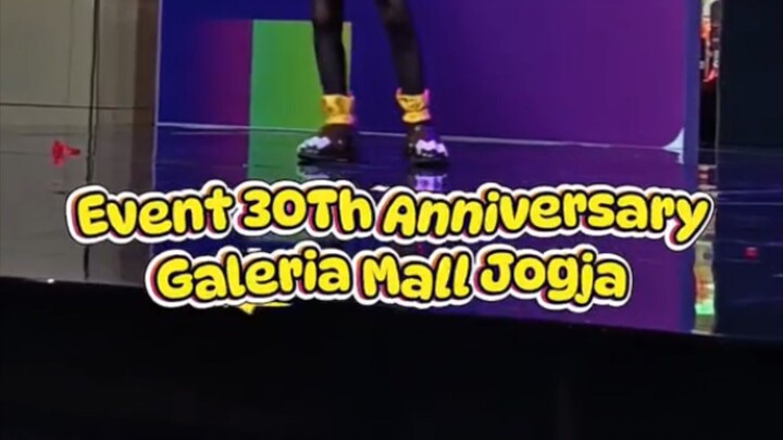 event 30th anniversary galeria mall Jogja