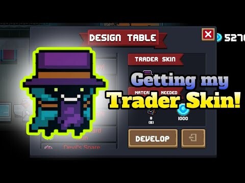 I finally got my TRADER SKIN! Soul Knight Moments by B3nN2o