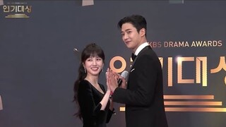 ROWOON AND PARK EUNBIN AT KBS DRAMA AWARDS 2021 RED CARPET