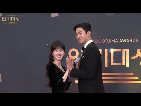 ROWOON AND PARK EUNBIN AT KBS DRAMA AWARDS 2021 RED CARPET