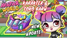 NEW UPDATE‼️BANYAK KARAKTER BARU, TOKO BAJU & KERETANYA BISA PINDAH TEMPAT 😄#avatarworld #nuriagame