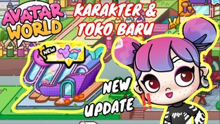 NEW UPDATE‼️BANYAK KARAKTER BARU, TOKO BAJU & KERETANYA BISA PINDAH TEMPAT 😄#avatarworld #nuriagame